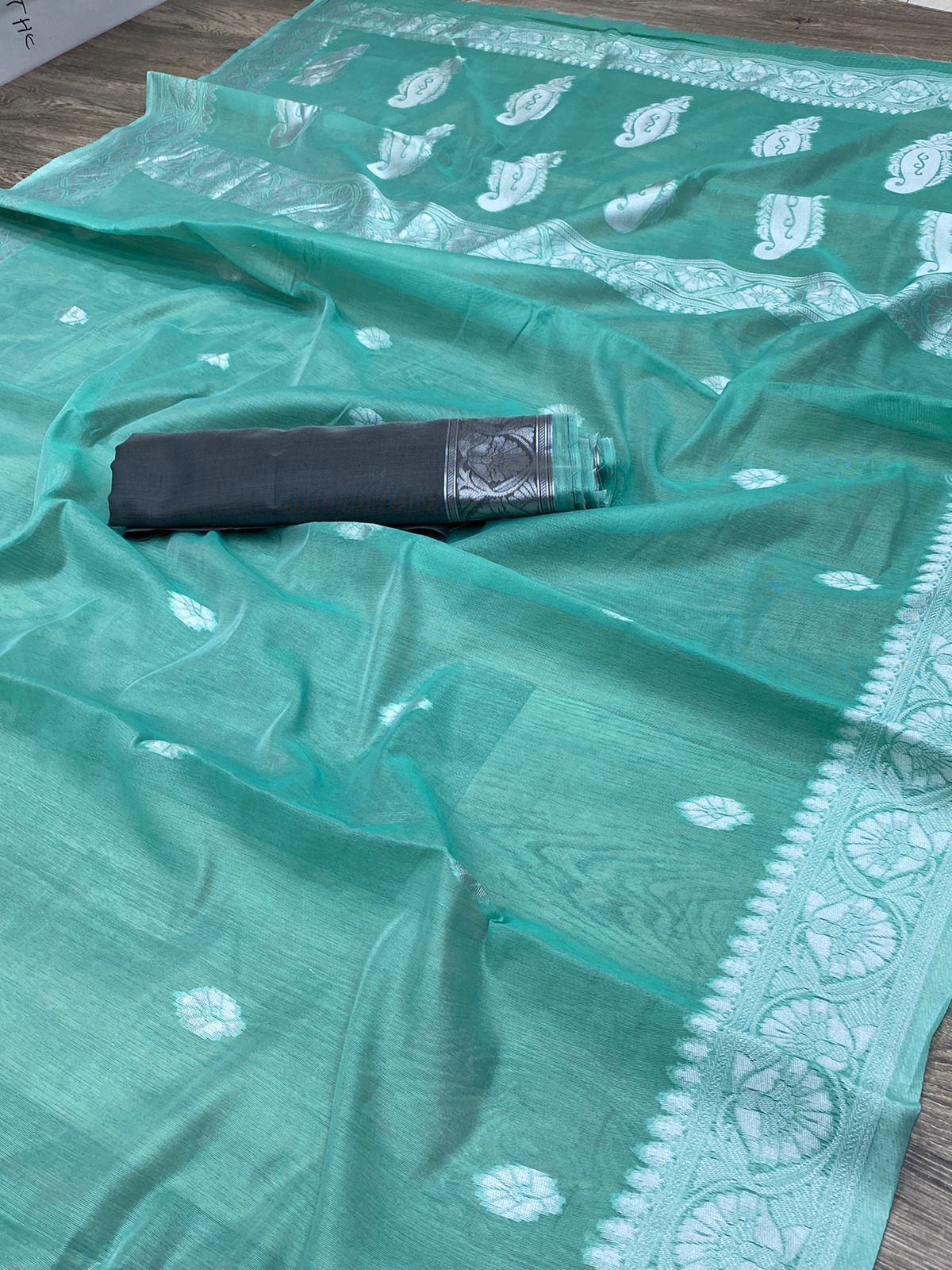 BOLLYWOOD HIT LINEN SOFT SAREE
