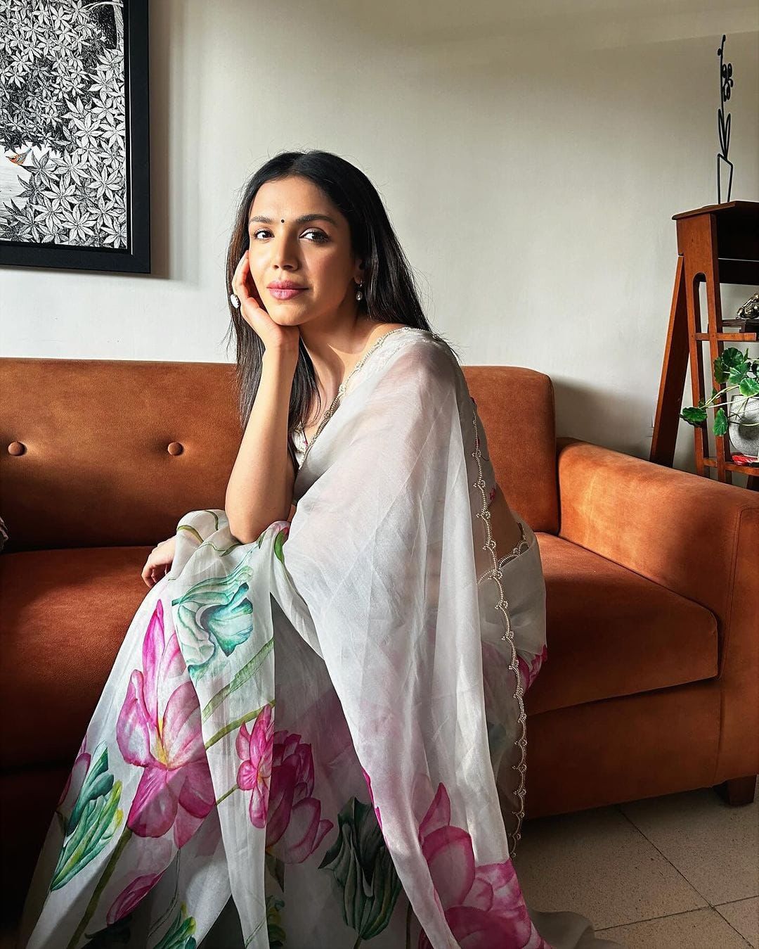 Present a New Exclusive Floral Handwork Saree Collection by liecryart