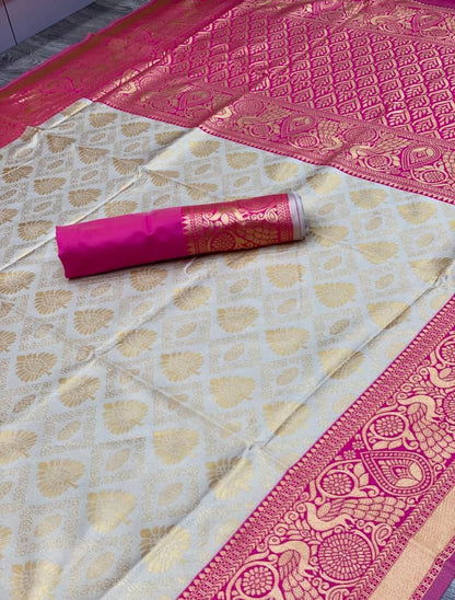 KANJIVARAM SOFT LICHI SILK SRAEE