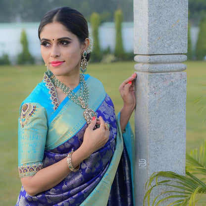 KANJIVARAM SOFT LICHI SILK SAREE