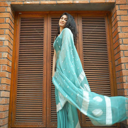 BOLLYWOOD HIT LINEN SOFT SAREE
