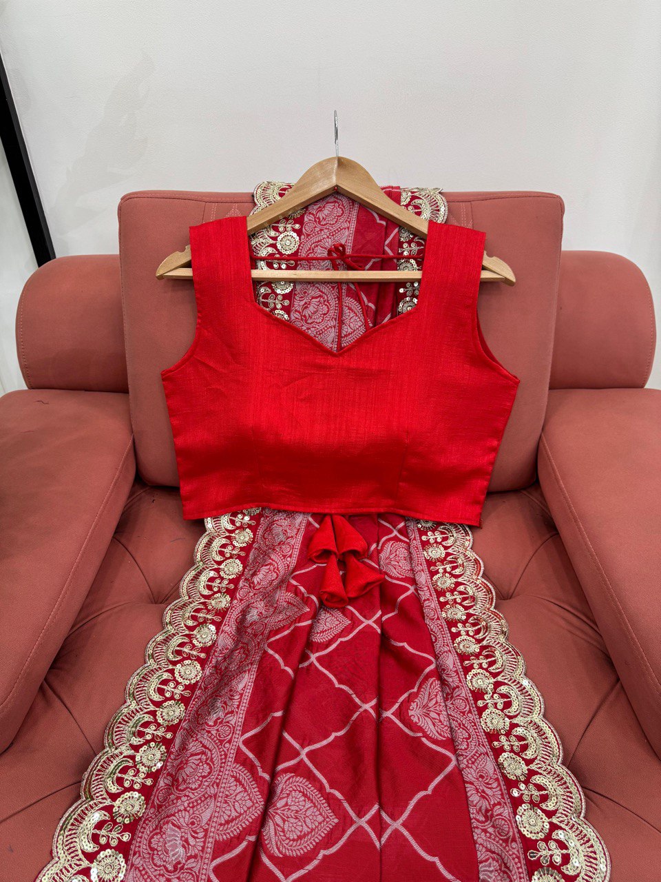 Liecryart Kota Silk Designer Saree – Jacquard with Coding & Sequence Lace Work, Mono Benglori Silk Blouse