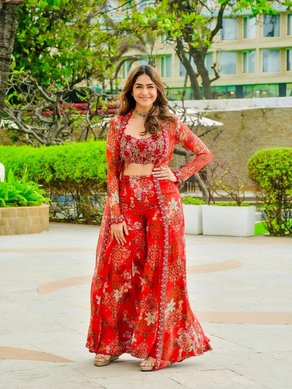 Liecryart Elegant Tibby Silk Designer Sharara Set – Thread & Sequence Work with Digital Print, Festive & Wedding Wear